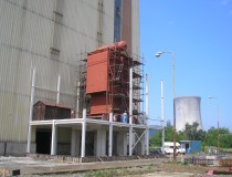 A boiler with steam output of 22 t/h